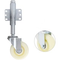 4-Zoll-Nylon-Gate-Rad, federbelastete Lenkrolle, robuste Tragfähigkeit von 110 Pfund - Eosnow von EOSNOW