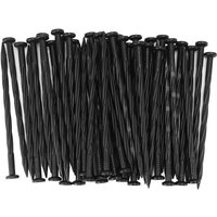 Eosnow - 50Pcs Kantenpfähle Spirale Nylon Landschaft Verankerung Spikes für Fertiger Unkraut Barrieren Rasen Zelt von EOSNOW