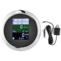 Eosnow 6-in-1-Multifunktionsmessgert, 316 Edelstahl, wasserdichtes Antibeschlagmessgert für Autos, Boote, Yachten, 85 mm, 3,3 Zoll (0190 Ω von EOSNOW