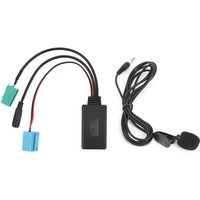 Eosnow - 6-poliger Bluetooth-Audiokabel-Autoradio-AUX-IN-Adapter mit Mikrofon, passend für Clio/Espace/Megane von EOSNOW