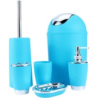 Eosnow 6-teiliges Badezimmer-Zubehr-Set, Seifenschale, Spender, Becher, Zahnbürstenhalter Eosnow 6-teiliges Badezimmer-Zubehr-Set, Seifenschale, Spender, Becher, Zahnbürstenhalter von EOSNOW