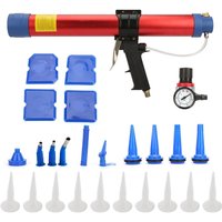 Eosnow 600 ml Luftpistole mit weichem Kleber, pneumatisches Handwerkzeug mit Geschwindigkeitsmesser für architektonische Dekoration von EOSNOW