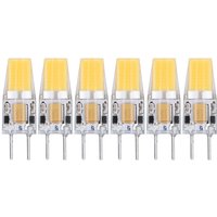 Eosnow 6PCS GY6.35 Glühbirne 5W AC DC12V COB Glühbirne Energiesparende Silikon Deckenlampe Glühbirne für Wohnzimmer von EOSNOW