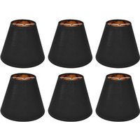 Eosnow 6PCS Stoff Lampenschirm Tuch Clip Auf Lampenschirm für E14 Tisch Kronleuchter Boden Licht Wand Lampe Schlafzimmer Dekor von EOSNOW