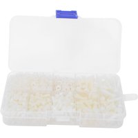 Eosnow - 800 teile/schachtel M3 Nylon Schraube Mutter Unterlegscheibe Kombination Kit Befestigungselemente Hardware ZubehörWeiß von EOSNOW