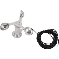 Aluminiumlegierungsanemometer Windgeschwindigkeitsüberwachungssensor 3 Tassen Anemometer 0-3,8 v - Eosnow Aluminiumlegierungsanemometer Windgeschwindigkeitsüberwachungssensor 3 Tassen Anemometer 0-3,8 v - Eosnow von EOSNOW