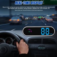 Eosnow - Auto Headup Display gps Digitalem Tachometer mit farbenfrohen led -Uhr und Funktion Overspeed Alarm für lkw suv rv Eosnow - Auto Headup Display gps Digitalem Tachometer mit farbenfrohen led -Uhr und Funktion Overspeed Alarm für lkw suv rv von EOSNOW
