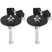 Eosnow Auto Universal Motorhaube Abdeckung Schloss Schlüssel Pin Kit Sicherheit Riegel Pin (Schwarz) von EOSNOW