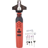 Eosnow - DC3,6V Akku-Sägeschärfer-Set, Hand-Kettensägen-Schärfset, rotes Kettensägen-Schärfwerkzeug-Set von EOSNOW