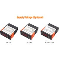 Eosnow Digitaler Temperaturregler STC-1000, intelligenter Regler DC 24 V, Kühlschrankthermostat, unterstützt Eosnow Digitaler Temperaturregler STC-1000, intelligenter Regler DC 24 V, Kühlschrankthermostat, unterstützt von EOSNOW