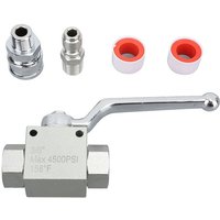 Eosnow - Druckreiniger Kugelventil -Kit Edelstahl Schnellanschlussanschläge 4500 psi Schlauchzubehör 3/8in Eosnow - Druckreiniger Kugelventil -Kit Edelstahl Schnellanschlussanschläge 4500 psi Schlauchzubehör 3/8in von EOSNOW
