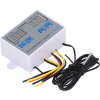 Eosnow Dual Display Temperatur Feuchtigkeit Controller Heizung Kühlung Thermostat Schalter NTC 10K Sensor 12V von EOSNOW