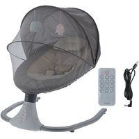 Eosnow - Elektrische Baby-Stubenwagen für Neugeborene, USB-Stecker, Fernbedienung, Baby-Beruhigungsschaukel, Grau Eosnow - Elektrische Baby-Stubenwagen für Neugeborene, USB-Stecker, Fernbedienung, Baby-Beruhigungsschaukel, Grau von EOSNOW