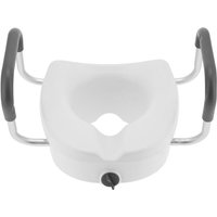 Eosnow Erhöhter Toilettensitz mit rutschfester, verstellbarer Armlehne, Badezimmerzubehör für Senioren und schwangere Frauen Eosnow Erhöhter Toilettensitz mit rutschfester, verstellbarer Armlehne, Badezimmerzubehör für Senioren und schwangere Frauen von EOSNOW