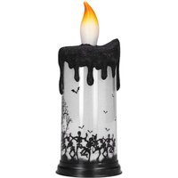 Halloween Schneekugel Kerzen Licht led Terrorist Dekoration Elektronische Kerzenlampe für Party UrlaubTanzendes Skelett von EOSNOW