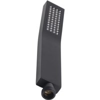 Eosnow - Handbrause aus mattschwarzem Messing, verchromt, Badezimmer-Sprayer-Handbrause von EOSNOW