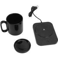 Eosnow Intelligenter Tassenwärmer, 3-Gang-Steuerung, USB-betriebene Heizung, Untersetzer, Milchbecher-Isolierung, Schwarz von EOSNOW