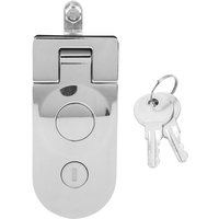 Eosnow - Kompressionsriegel mit 2-Schlüssel-Schloss aus Zinklegierung für Wohnmobile, Yachten, Kofferrume, Mülleimer, Lagertüren Eosnow - Kompressionsriegel mit 2-Schlüssel-Schloss aus Zinklegierung für Wohnmobile, Yachten, Kofferrume, Mülleimer, Lagertüren von EOSNOW