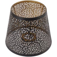 Eosnow - Lampenschirm aus Metall, E26, E27, Waldbaum-Stil, ausgehhlter dekorativer Lampenschirm aus Eisen mit innerem Goldmuster für Tisch, Wand, von EOSNOW