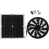 Eosnow - Lüfter mit Solarpanel angetrieben 10 Zoll Durchmesser Ventilator 100W für rv Yacht Greenhouses Badezimmer Eosnow - Lüfter mit Solarpanel angetrieben 10 Zoll Durchmesser Ventilator 100W für rv Yacht Greenhouses Badezimmer von EOSNOW