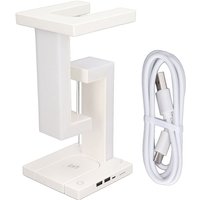 Magnetische Levitation Nachtleuchte 3 Zahnräder Berührungsschalter led -Tischlampe mit telefonischem Ladung Weiß - Eosnow von EOSNOW