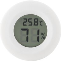 Mini-Digital-LCD-Thermometer-Hygrometer, runde Form, Temperatur- und Luftfeuchtigkeitsmesser für Reptilien - Eosnow Mini-Digital-LCD-Thermometer-Hygrometer, runde Form, Temperatur- und Luftfeuchtigkeitsmesser für Reptilien - Eosnow von EOSNOW