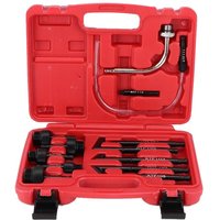 Eosnow Öleinfülladapter mit Aufbewahrungskoffer, Kit aus hochfestem Kohlenstoffstahlmaterial, Adapter, 13 Teile/Satz für Ford 1/8-27 (NPT) von EOSNOW