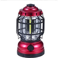 Eosnow Outdoor Solar Camping Laterne USB wiederaufladbar Retro Camping Licht COB Lade rot Eosnow Outdoor Solar Camping Laterne USB wiederaufladbar Retro Camping Licht COB Lade rot von EOSNOW