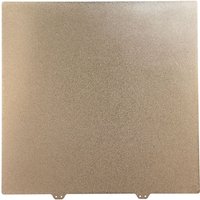 PEI-Stahlplatte, PEI-Pulverbeschichtung, 377 x 370 mm, goldfarbene Heibett-Stahlplatte, 3D-Drucker-Zubehr für Ender 5 Plus, Stahlplatte - Eosnow von EOSNOW