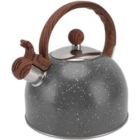 Eosnow Pfeifenkessel 2,5 -l -Kapazität Edelstahl -Kochtop -Teekanne für Wasser kocht grau Eosnow Pfeifenkessel 2,5 -l -Kapazität Edelstahl -Kochtop -Teekanne für Wasser kocht grau von EOSNOW