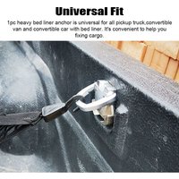 Eosnow - Pickup Truck Heavy Bett Liner Anker Duty Nickellegierung d Ringe Bindenanker Anker Hecklader Ladungshalterhaken mit Schrauben und von EOSNOW