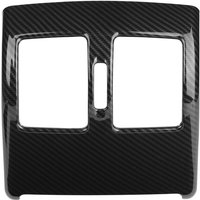 Eosnow Rahmen für hintere Lüftungsschlitze, selbstklebende, modische, kohlefaserfarbene, schützende Auslassabdeckung für die Dekoration von EOSNOW