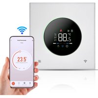 Eosnow Smarter Thermostat für Hauswasser, elektrische Heizung, Gaskessel, WLAN, Klimaanlage, mit APP/Sprachsteuerung, VA, digitaler Touchscreen, von EOSNOW