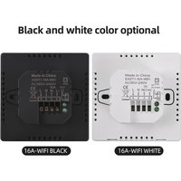 Eosnow Smartes Thermostat für Zuhause, WLAN, wöchentlich programmierbar, digitaler manueller/automatischer Modus, Tuya APP-Steuerung, LCD-Display, von EOSNOW