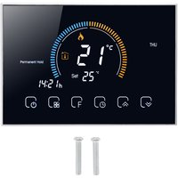 Eosnow Thermostat, Boilerheizung, LCD-Touchscreen, programmierbar, AC 95–240 V, Schwarz von EOSNOW