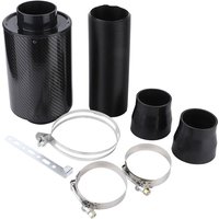 Jeffergarden - Eosnow Universelles Auto-3-Zoll-Carbonfaser-Kaltluftfilter-Feed-Kit mit geschlossenem Ansaug- und Induktionsrohr von JEFFERGARDEN