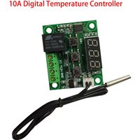 Eosnow W1209 Digitale Temperaturreglerplatine, mikroelektronisch, hochgenau, NTC-Sensor, Temperaturregelung, Thermostat-Panel mit wasserdichter Sonde Eosnow W1209 Digitale Temperaturreglerplatine, mikroelektronisch, hochgenau, NTC-Sensor, Temperaturregelung, Thermostat-Panel mit wasserdichter Sonde von EOSNOW