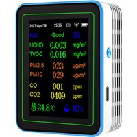 Eosnow - WiFi 12 in 1 Luftqualitätsdetektor Kohlendioxid mit Zeit/ Datum -Anzeige aqi PM2.5 PM10 hcho tvoc CO2 -Temperaturfeuchtigkeitsmesser für die Eosnow - WiFi 12 in 1 Luftqualitätsdetektor Kohlendioxid mit Zeit/ Datum -Anzeige aqi PM2.5 PM10 hcho tvoc CO2 -Temperaturfeuchtigkeitsmesser für die von EOSNOW