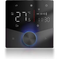 Eosnow WiFi-Klimaanlagen-Thermostat, 5+2 Tage, 6 Perioden, programmierbarer zentraler Klimaanlagen-Temperaturregler, Schwarz Eosnow WiFi-Klimaanlagen-Thermostat, 5+2 Tage, 6 Perioden, programmierbarer zentraler Klimaanlagen-Temperaturregler, Schwarz von EOSNOW