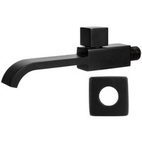 G1/2 Wandmontierter Waschbecken-Wasserhahn, Kaltwasserhahn, Badezimmer-Zubehör, mattschwarz - Eosnow G1/2 Wandmontierter Waschbecken-Wasserhahn, Kaltwasserhahn, Badezimmer-Zubehör, mattschwarz - Eosnow von EOSNOW