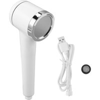 Handbrause Hochdruck-Duschkopf mit elektrolysiertem wasserstoffreichem Wasser IPX7 wasserdicht Spart 200-300ppb Außengewinde G1/2 Weiß - Eosnow Handbrause Hochdruck-Duschkopf mit elektrolysiertem wasserstoffreichem Wasser IPX7 wasserdicht Spart 200-300ppb Außengewinde G1/2 Weiß - Eosnow von EOSNOW