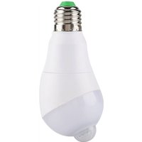 Eosnow - led Light -Bewegungssensor -Glühbirnenlampe 350 ° Drehende Erfassungskopf für Flur E27 (Kühl weiß, 7W) von EOSNOW