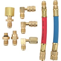 Eosnow - R134A R12 Auto a/c Klimaanlage Kühlung Umwandlung Adapter Stecker Schlauch Set Kit von EOSNOW