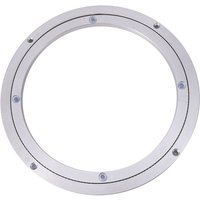Robuster runder Esstisch mit rotierender Lagerplatte aus Aluminiumlegierung von EOSNOW
