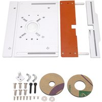 Router-Tisch-Einsatzplatte, Aluminiumlegierung, Holzfrsen, Flip-Board, Holzbearbeitung, Hebesystem, Montageplatte von EOSNOW