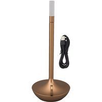 Schnurlose Tischlampe innovative Kerzenform 3 Ebenen Helligkeit dimmbar wieder aufladbarer led -Schreibtisch Gold - Eosnow Schnurlose Tischlampe innovative Kerzenform 3 Ebenen Helligkeit dimmbar wieder aufladbarer led -Schreibtisch Gold - Eosnow von EOSNOW