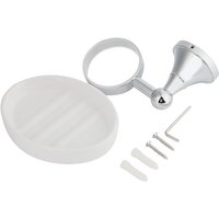 Seifenschale, Keramikschale, hell silberne Badezimmerzubehör für Duschküche - Eosnow von EOSNOW