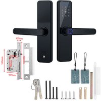 Eosnow - Smart Door Entry Lock Aluminiumlegierung Multifunktion Fingerabdruckkennwort Tastatur für Tuya App von EOSNOW