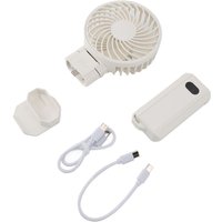 Tragbarer Handheld -Lüfterklapper 3 Geschwindigkeiten usb wiederaufladbarer batteriebetriebener Mini -Schreibtisch mit Backup -Strom für Reisen im von EOSNOW