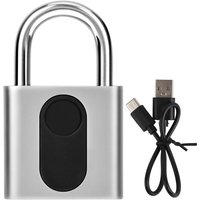 Wiederaufladbares Vorhängeschloss, Smart 1 Sekunde Entsperren von Home -Sicherheitsgerät für Schränkeschubladen - Eosnow Wiederaufladbares Vorhängeschloss, Smart 1 Sekunde Entsperren von Home -Sicherheitsgerät für Schränkeschubladen - Eosnow von EOSNOW